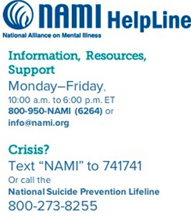 NAMI HelpLine